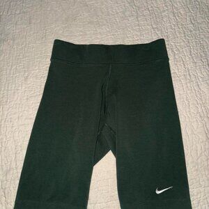 Green Nike Biker Shorts‎ Xs